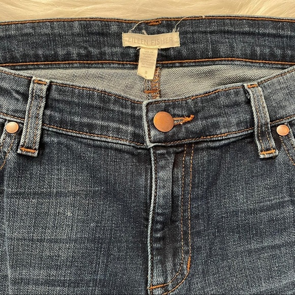 eileen fisher stretch straight ankle Jeans - Picture 7 of 7